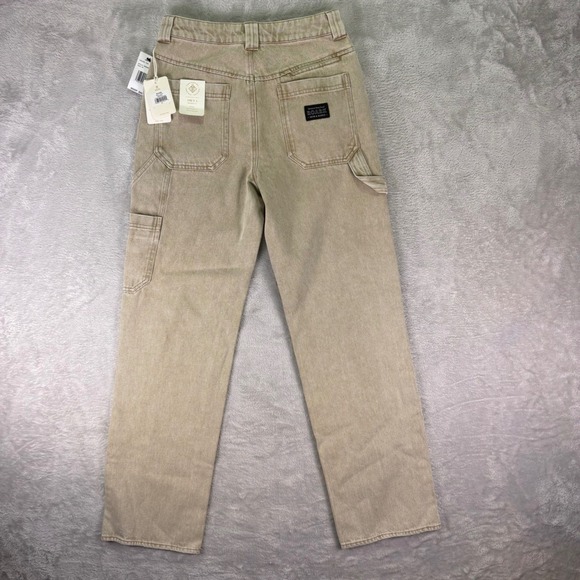 Roark Women's HWY 1 Workwear Pants Size 25 Toasted Almond Wide Leg NWT - Picture 3 of 12